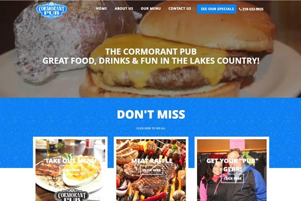 Restaurant websites built by Simple Website Creations.