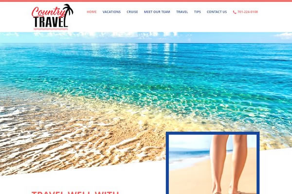 Travel Industry websites built by Simple Website Creations.