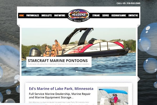 Sell more pontoons and boats with a website from SWC.
