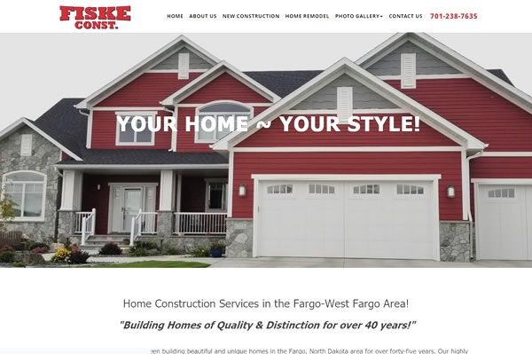 Websites for home builders and construction companies.