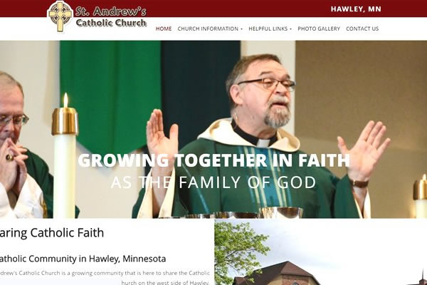 Websites for church and religious organizations.