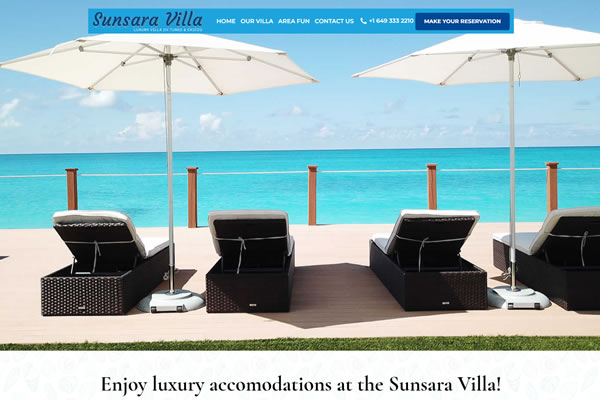 Websites for vacation rental properties.