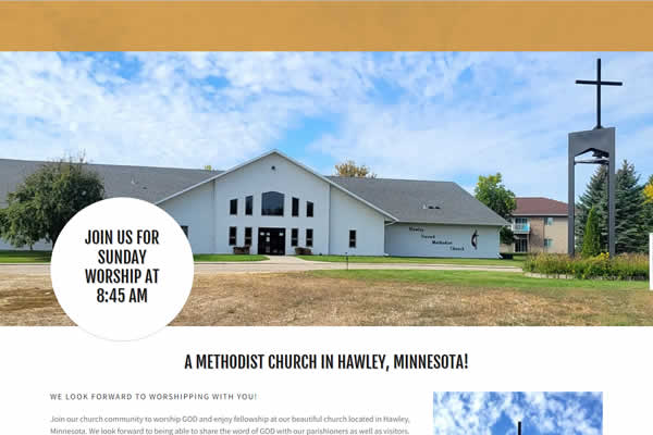 Website Design for churches.